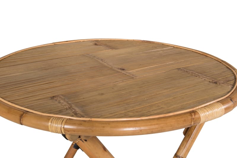 Cane Cafébord Rund 80 cm Brun - Venture Home - Cafebord - Balkongbord