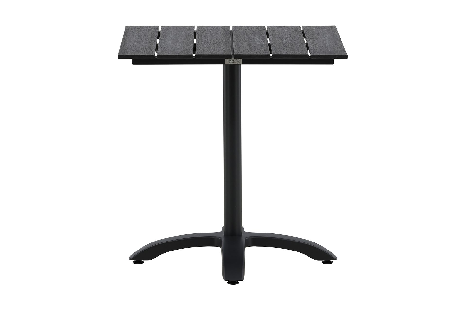 Colorado Cafébord 70 cm Svart - Venture Home - Hagemøbler - Hagebord - Cafebord