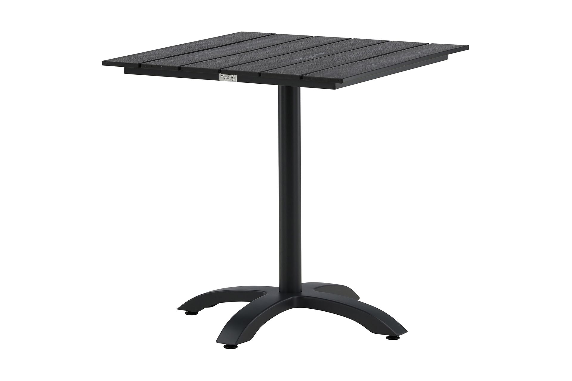 Colorado Cafébord 70 cm Svart - Venture Home - Hagemøbler - Hagebord - Cafebord