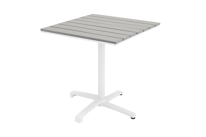 Colorado Cafebord 70 cm - Hvit/Grå - Hagemøbler - Hagebord - Cafebord