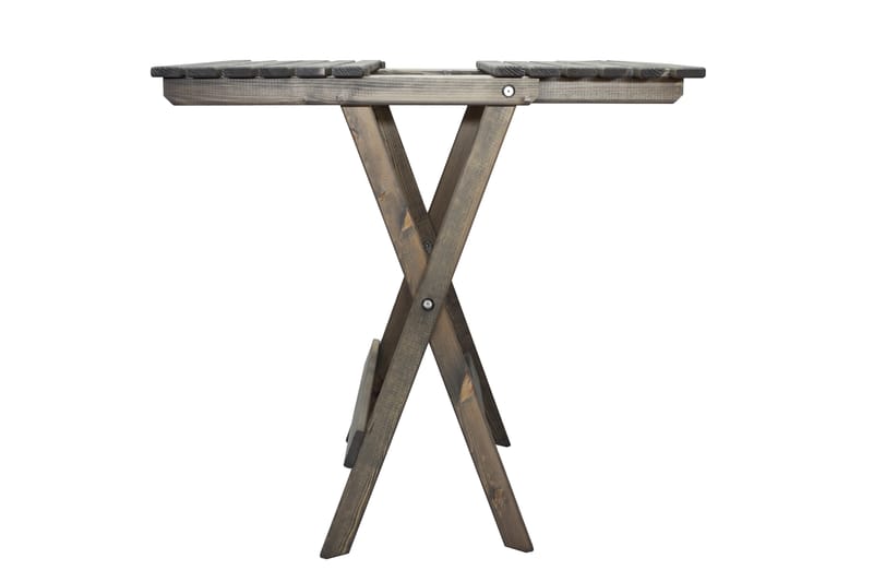 Edilma Klaffebord 65 cm - Grå - Hagemøbler - Hagebord - Cafebord