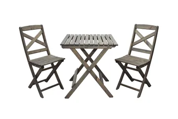 Edilma Klaffebord 65 cm - Grå - Hagemøbler - Hagebord - Cafebord