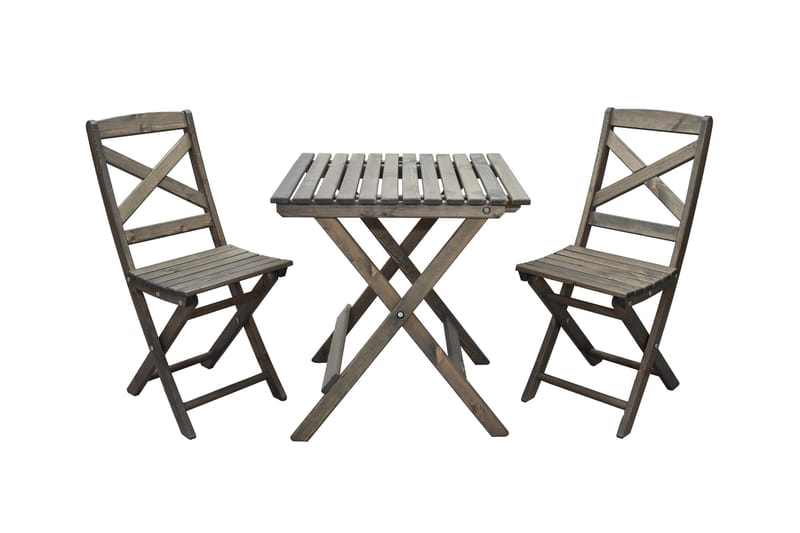 Edilma Klaffebord 65 cm - Grå - Hagemøbler - Hagebord - Cafebord