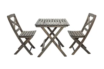 Edilma Klaffebord 65 cm - Grå - Hagemøbler - Hagebord - Cafebord