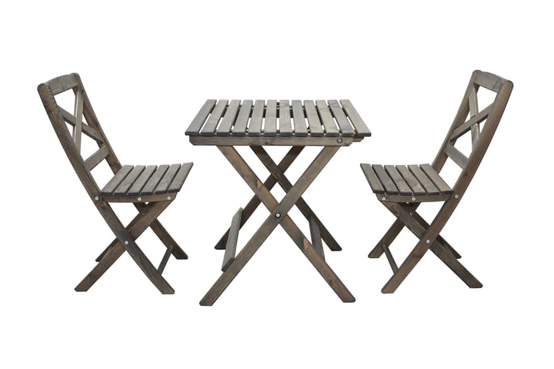 Edilma Klaffebord 65 cm - Grå - Hagemøbler - Hagebord - Cafebord