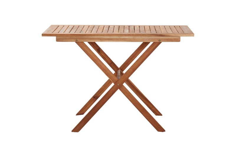 Hagebord 110x67x74 cm heltre akasie - Brun - Hagemøbler - Hagebord - Cafebord