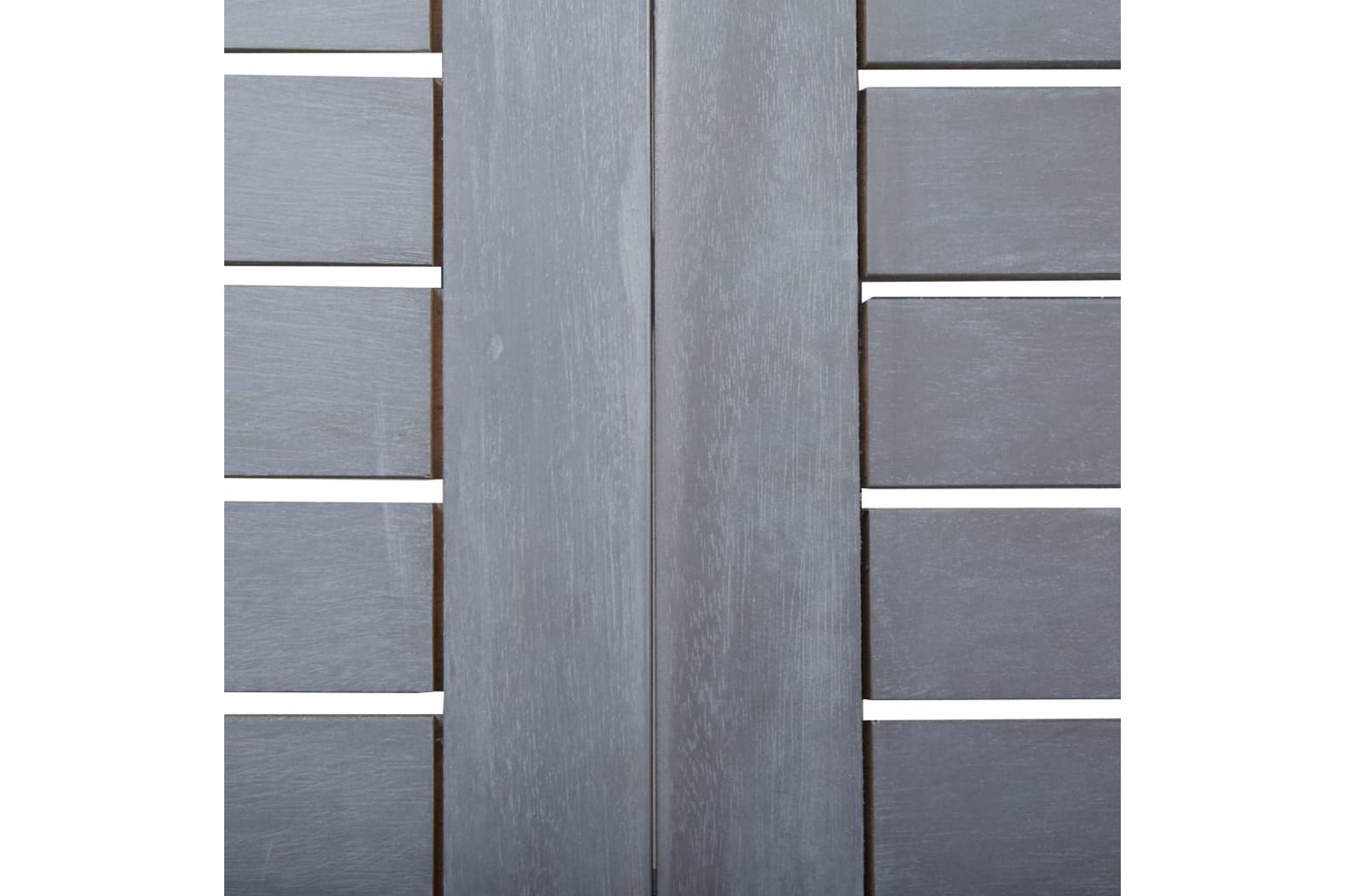 Hagebord grå 120x70x74 cm heltre akasie - Hagemøbler - Hagebord - Cafebord