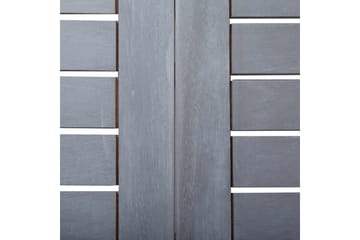 Hagebord grå 120x70x74 cm heltre akasie - Hagemøbler - Hagebord - Cafebord