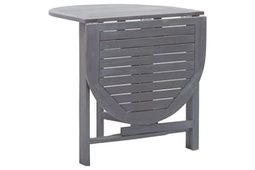 Hagebord grå 120x70x74 cm heltre akasie - Hagemøbler - Hagebord - Cafebord