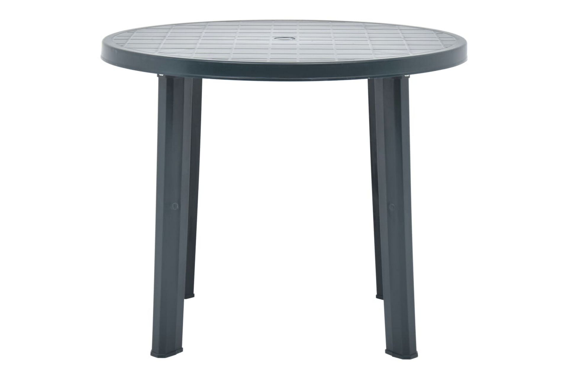 Hagebord grønn 89 cm plast - Hagemøbler - Hagebord - Cafebord