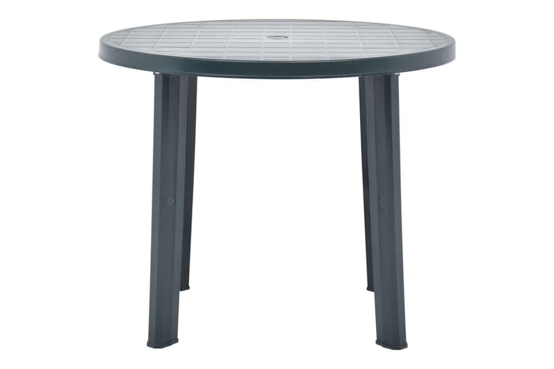 Hagebord grønn 89 cm plast - Hagemøbler - Hagebord - Cafebord