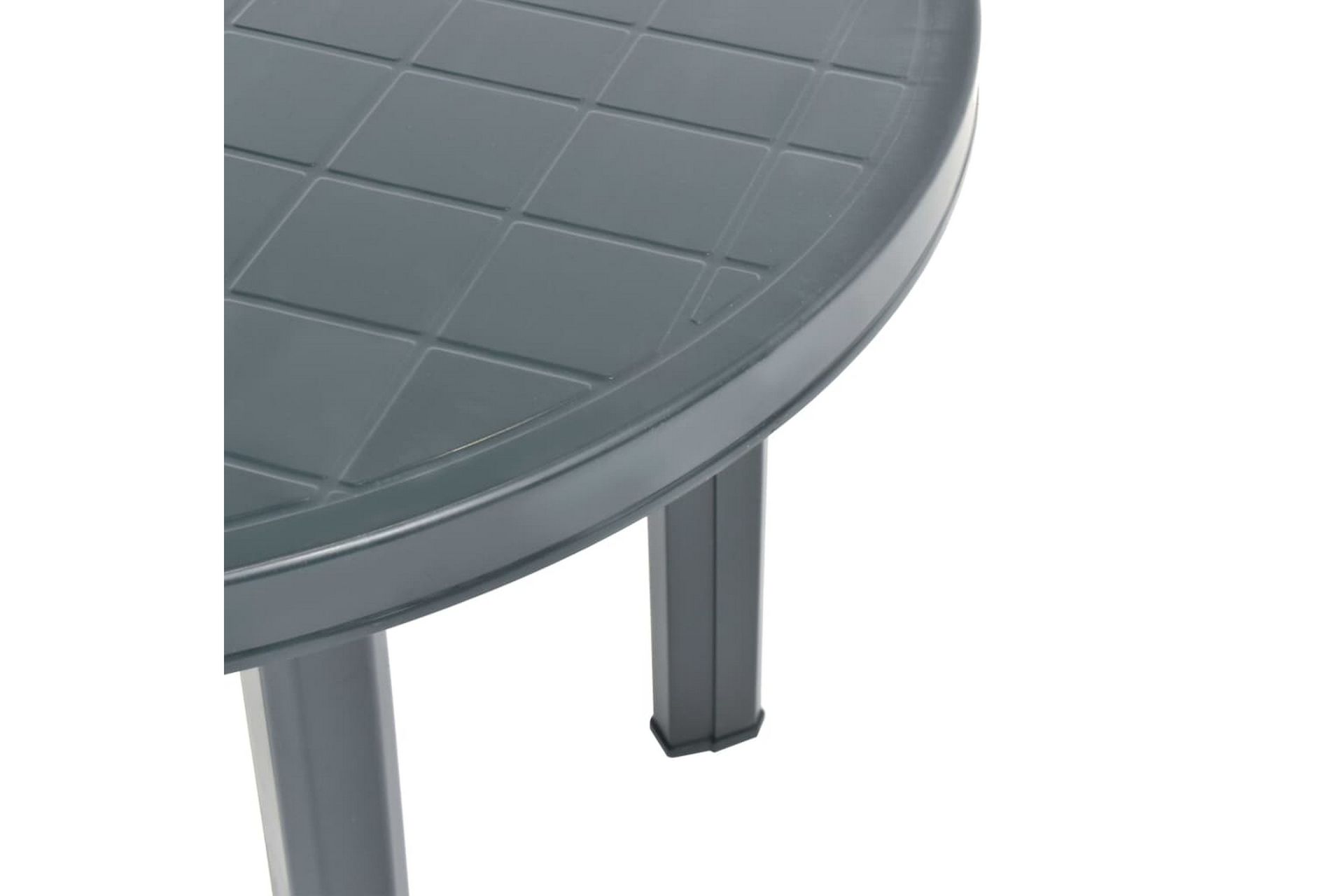 Hagebord grønn 89 cm plast - Hagemøbler - Hagebord - Cafebord