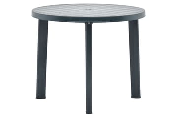 Hagebord grønn 89 cm plast - Hagemøbler - Hagebord - Cafebord