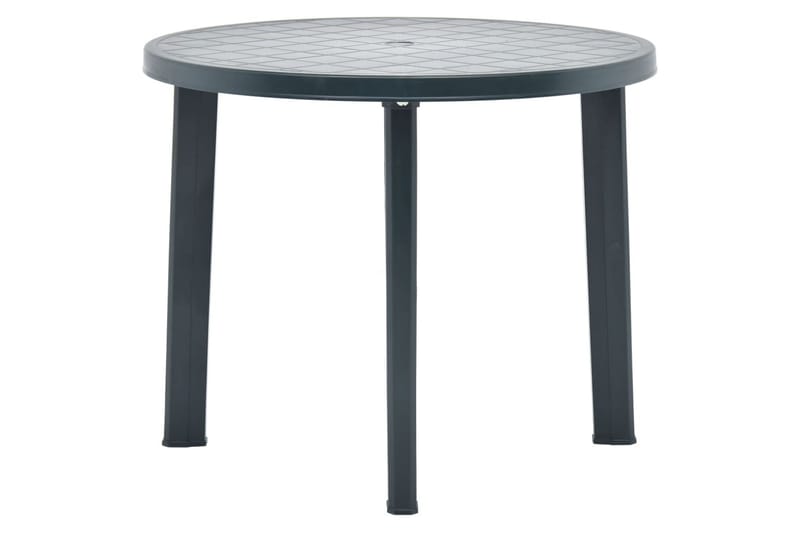 Hagebord grønn 89 cm plast - Cafebord - Balkongbord