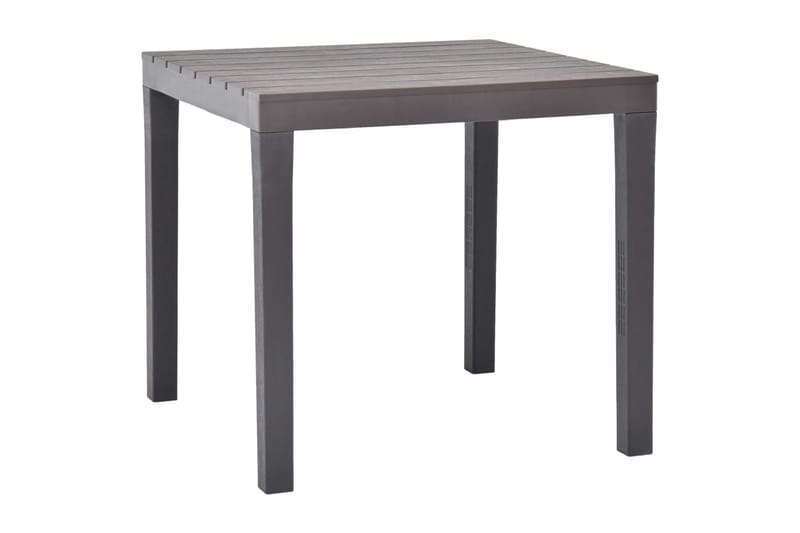 Hagebord med 2 benker plast brun - Cafebord - Balkongbord