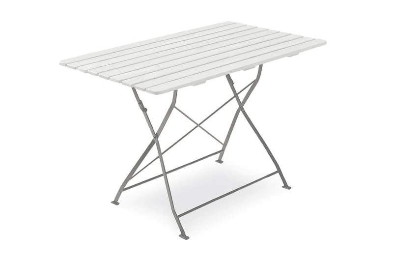 Hillerstorp Krögaren Cafébord 70x120 cm - Hvit - Balkongbord - Cafebord