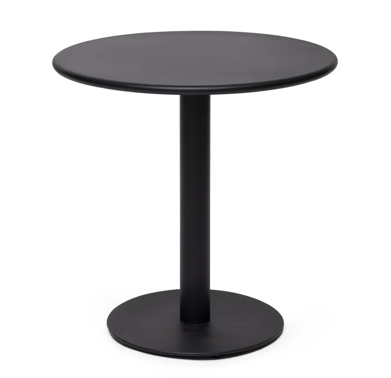 Hillerstorp Näsby kafébord 70 cm rundt, Svart