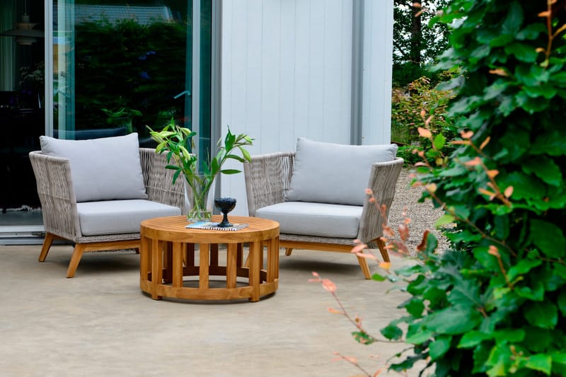 Himmelsnäs Bord 80 cm Brun - Hillerstorp - Hagemøbler - Hagebord - Cafebord