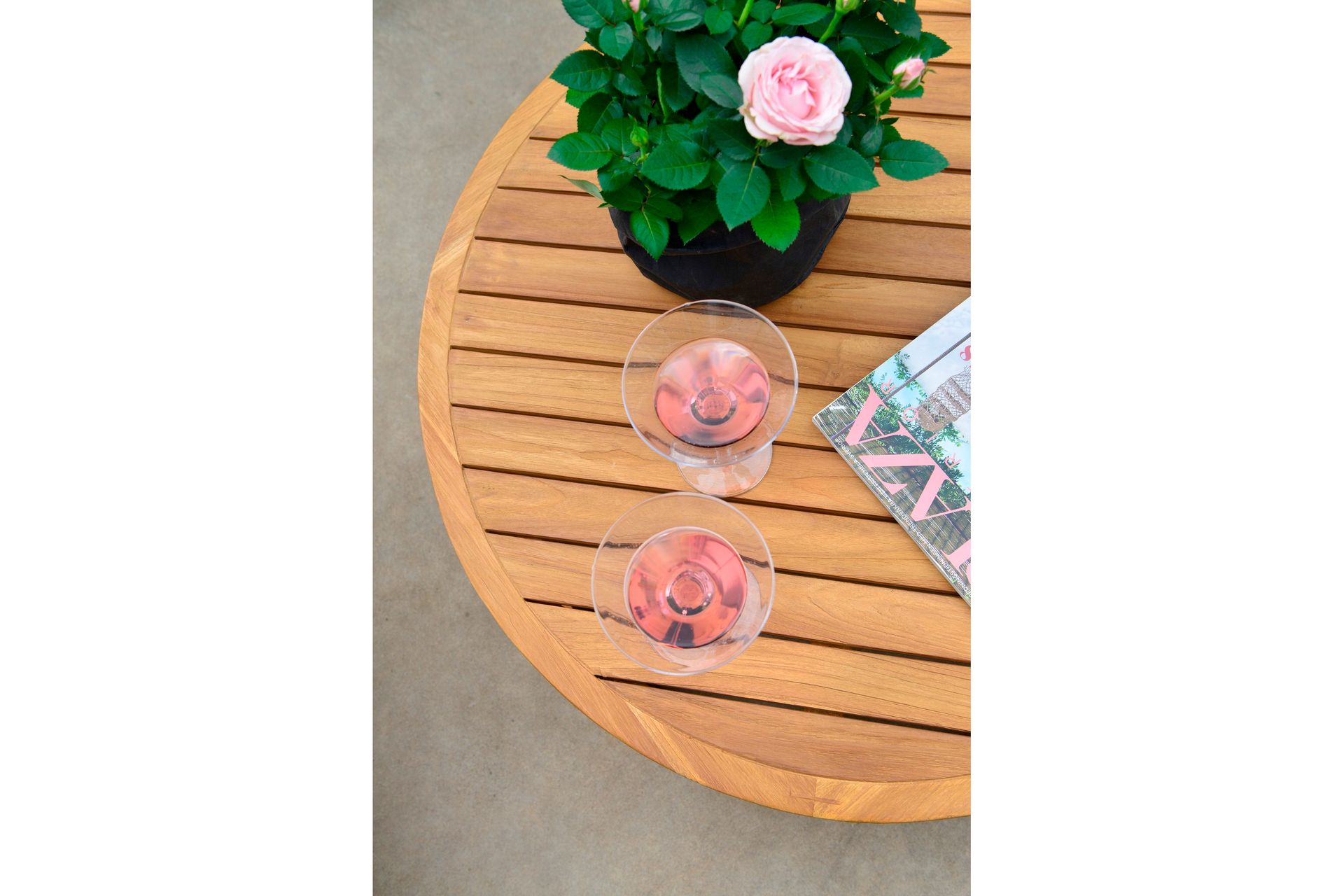 Himmelsnäs Bord 80 cm Brun - Hillerstorp - Hagemøbler - Hagebord - Cafebord