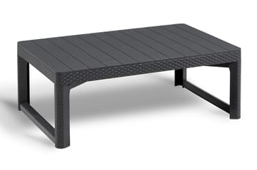 Lyon Cafébord 116 cm Antrasitt - Keter - Hagemøbler - Hagebord - Cafebord