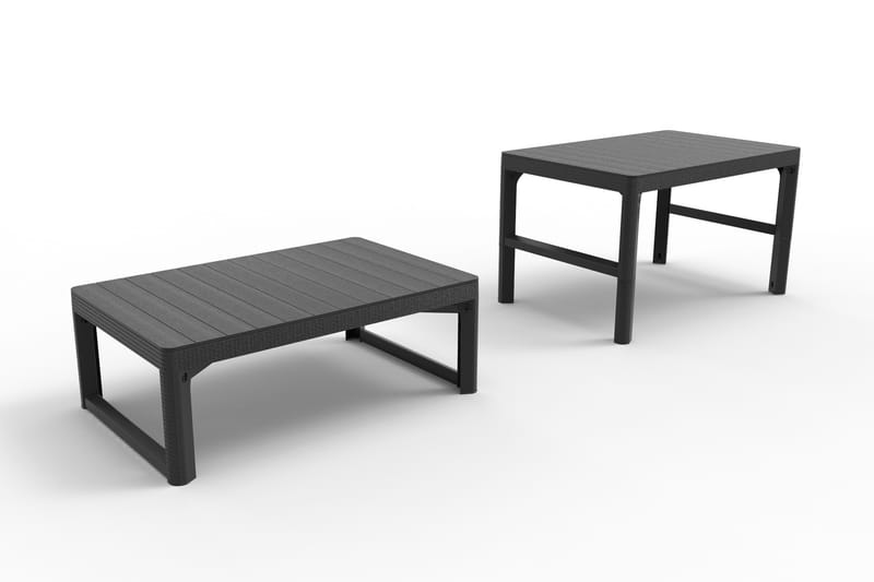 Lyon Cafébord 116 cm Antrasitt - Keter - Hagemøbler - Hagebord - Cafebord