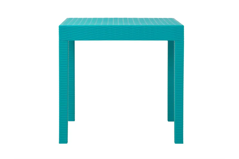 Nadia Bord 80x80 cm - Turkis - Hagemøbler - Hagebord - Cafebord