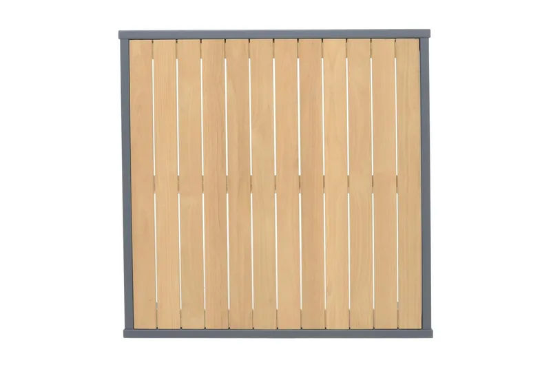 Palau Cafébord 103 cm - Tre/Grå - Hagemøbler - Hagebord - Cafebord