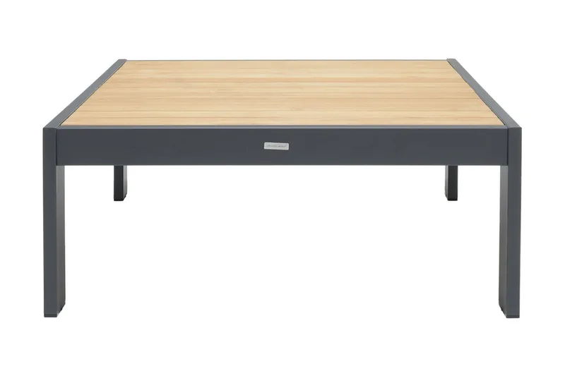 Palau Cafébord 103 cm - Tre/Grå - Hagemøbler - Hagebord - Cafebord