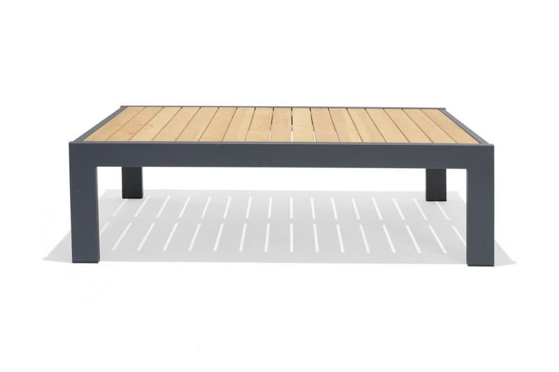 Palau Cafébord 143 cm - Tre/Grå - Hagemøbler - Hagebord - Cafebord