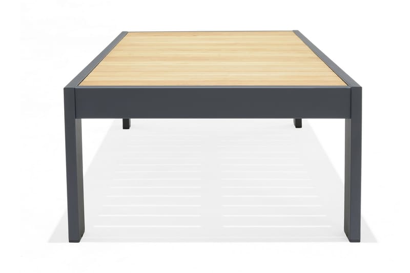 Palau Cafébord 143 cm - Tre/Grå - Hagemøbler - Hagebord - Cafebord