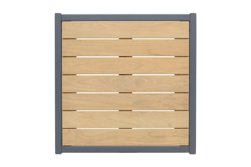 Palau Cafébord 63 cm - Tre/Grå - Hagemøbler - Hagebord - Cafebord