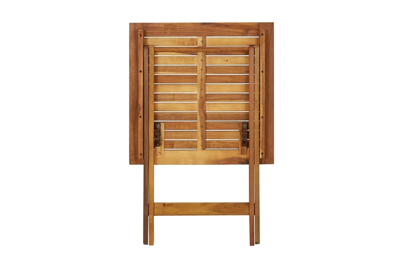 Sammenleggbart hagebord 60x60x75 cm heltre akasie - Brun - Hagemøbler - Hagebord - Cafebord