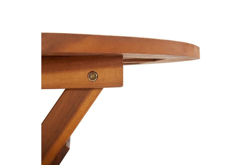 Sammenleggbart hagebord 60x75 cm heltre akasie - Cafebord - Balkongbord