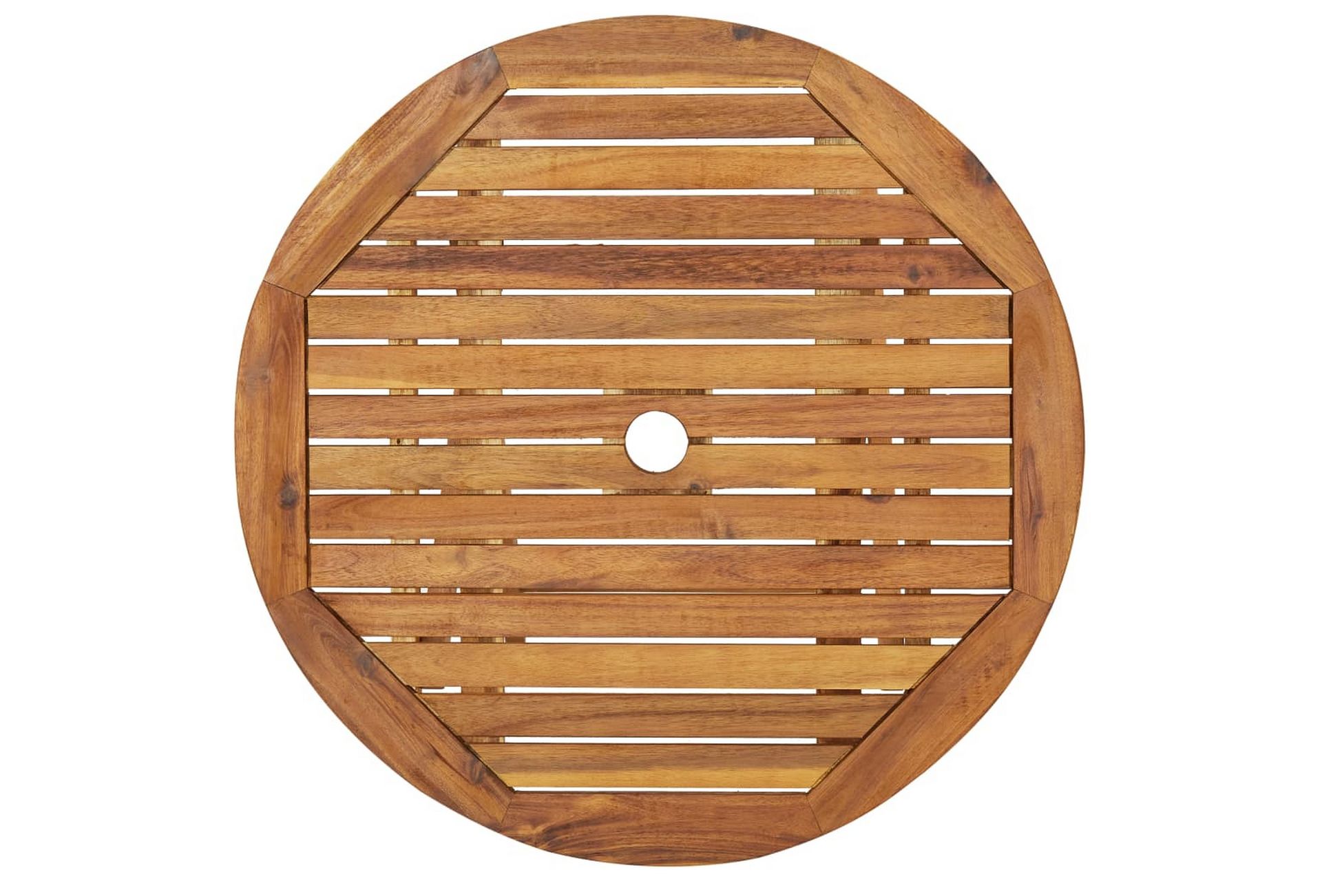 Sammenleggbart hagebord 70 cm heltre akasie - Brun - Hagemøbler - Hagebord - Cafebord