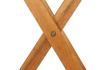 Sammenleggbart hagebord 70 cm heltre akasie - Brun - Hagemøbler - Hagebord - Cafebord