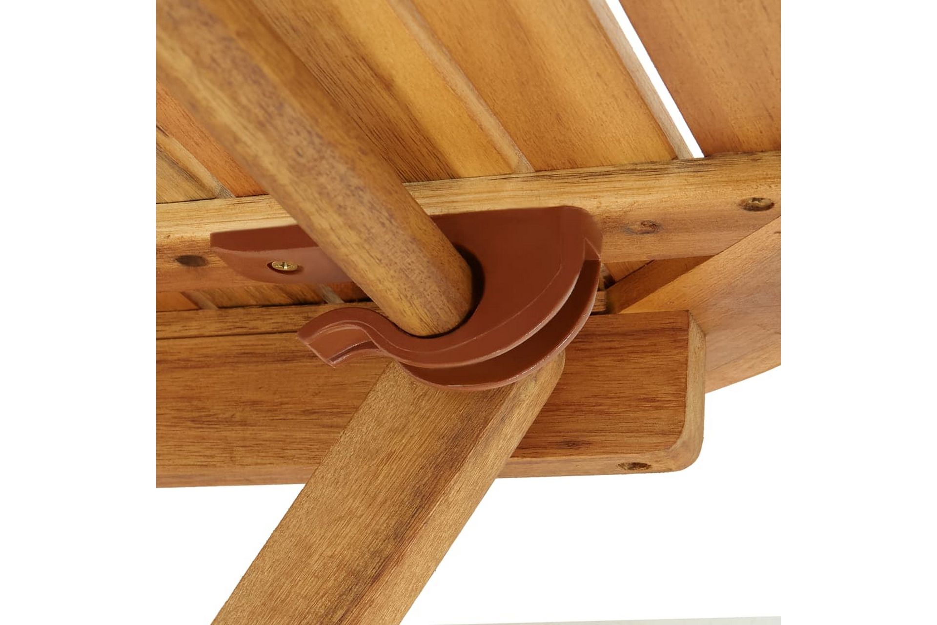 Sammenleggbart hagebord 70 cm heltre akasie - Brun - Hagemøbler - Hagebord - Cafebord