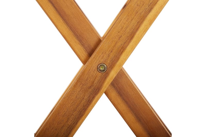 Sammenleggbart hagebord 70x70x75 cm heltre akasie - Hagemøbler - Hagebord - Cafebord