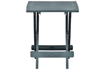 Sammenleggbart hagebord grønn 45x43x50 cm plast - Hagemøbler - Hagebord - Cafebord