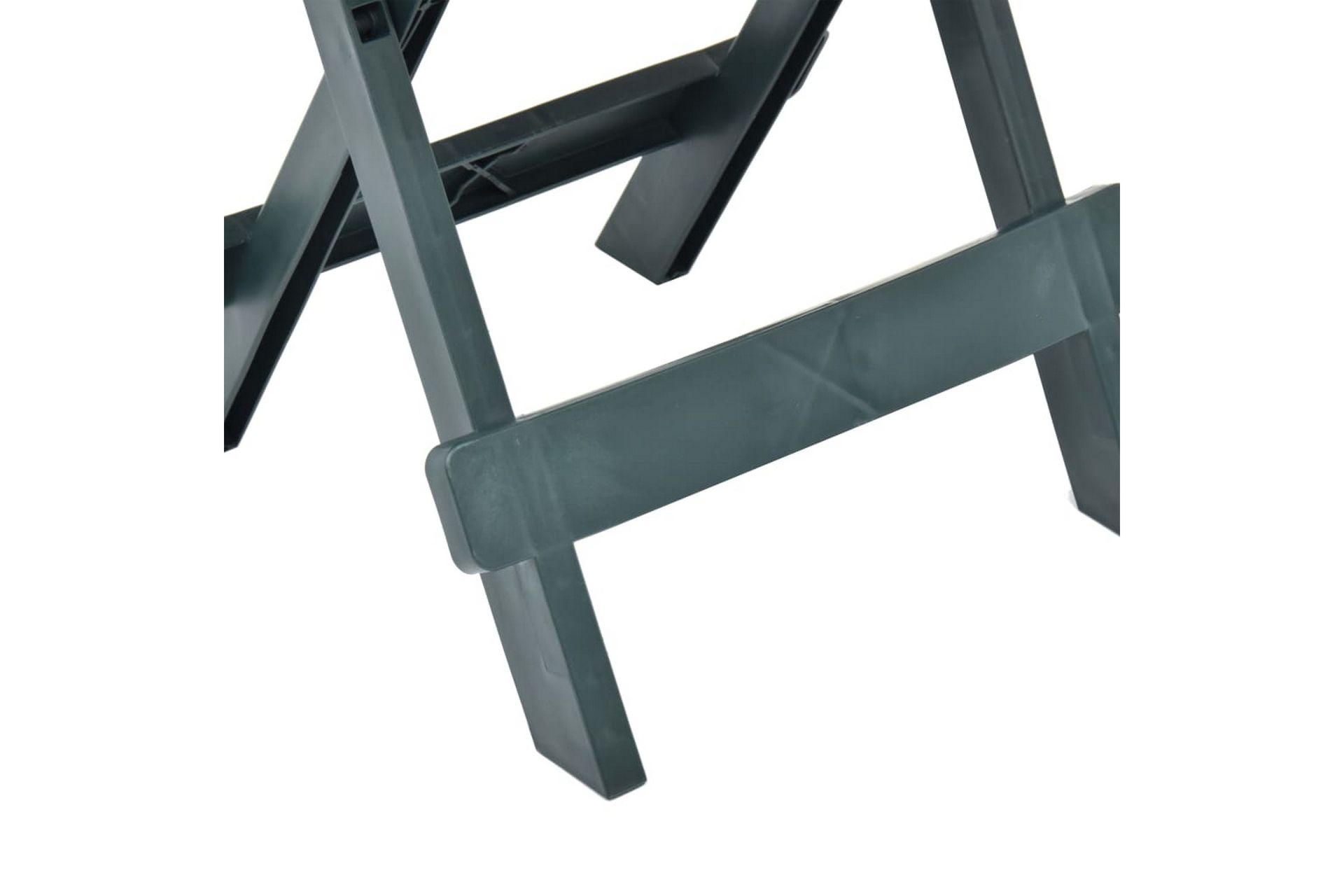 Sammenleggbart hagebord grønn 45x43x50 cm plast - Hagemøbler - Hagebord - Cafebord