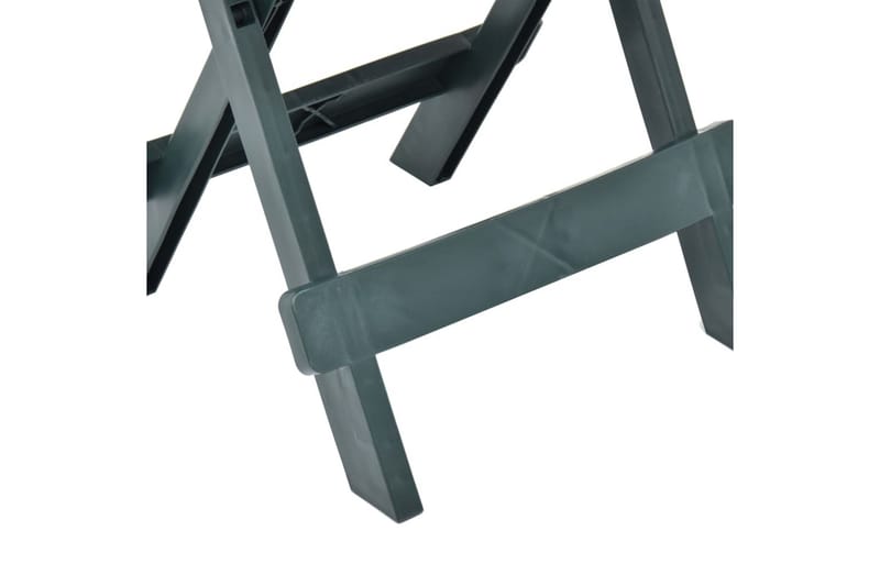 Sammenleggbart hagebord grønn 45x43x50 cm plast - Hagemøbler - Hagebord - Cafebord
