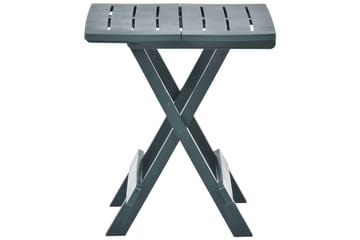 Sammenleggbart hagebord grønn 45x43x50 cm plast - Hagemøbler - Hagebord - Cafebord