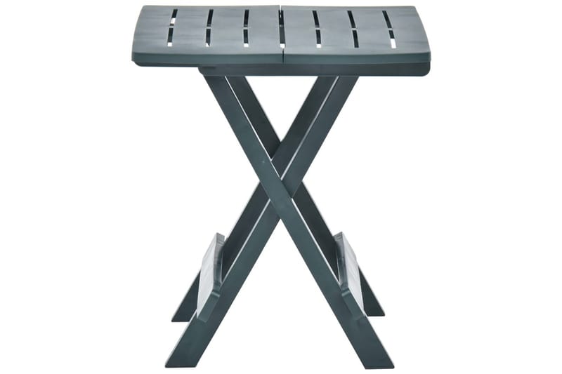 Sammenleggbart hagebord grønn 45x43x50 cm plast - Hagemøbler - Hagebord - Cafebord