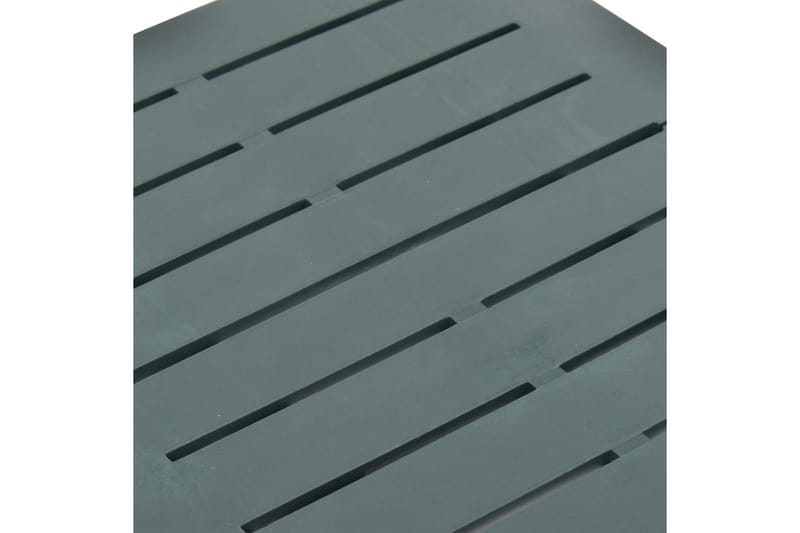 Sammenleggbart hagebord grønn 45x43x50 cm plast - Hagemøbler - Hagebord - Cafebord