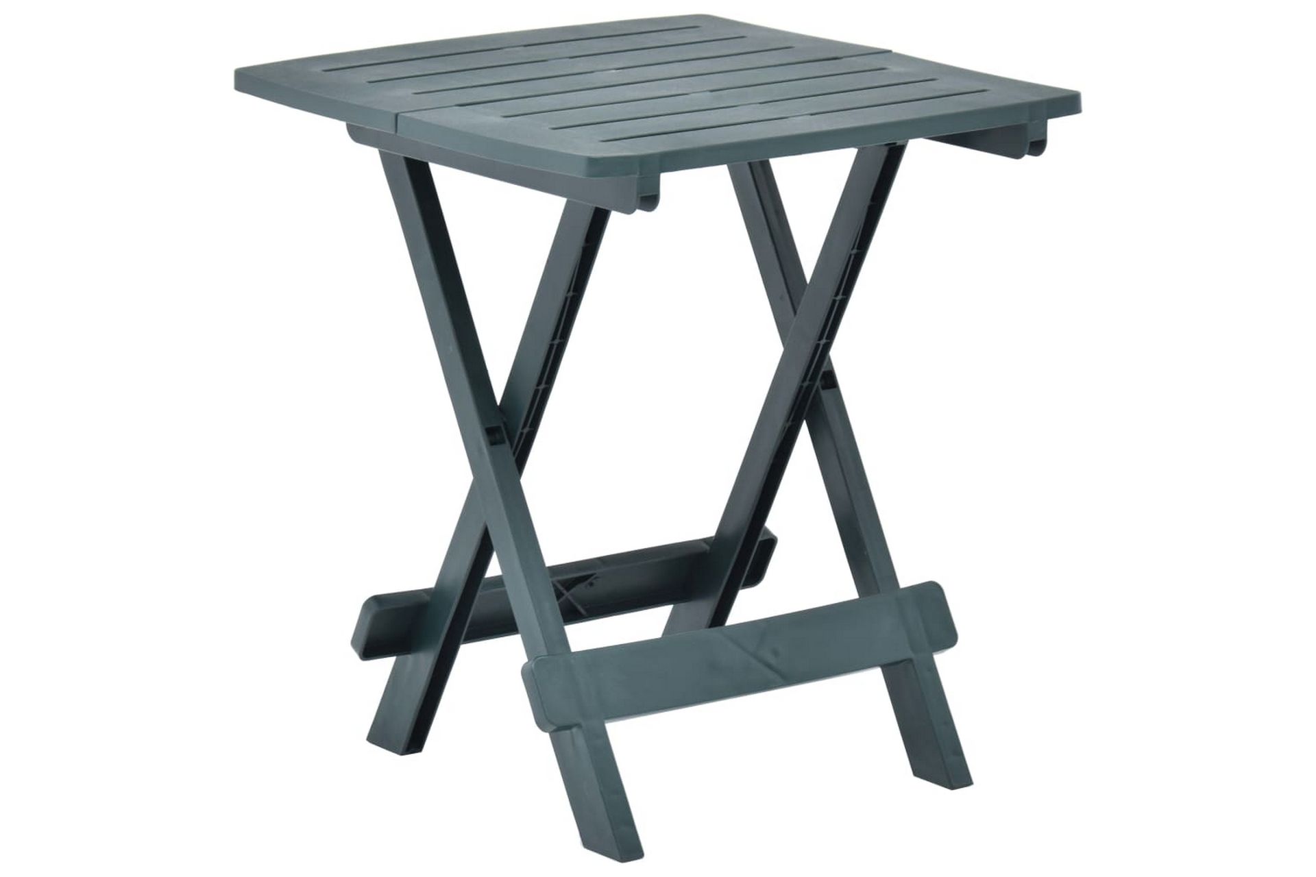 Sammenleggbart hagebord grønn 45x43x50 cm plast - Hagemøbler - Hagebord - Cafebord