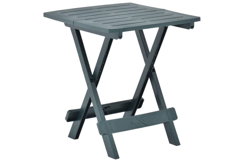 Sammenleggbart hagebord grønn 45x43x50 cm plast - Hagemøbler - Hagebord - Cafebord