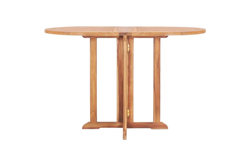 Sammenleggbart sommerfuglbord for hage 120x70x75cm heltre te - Brun - Hagemøbler - Hagebord - Cafebord