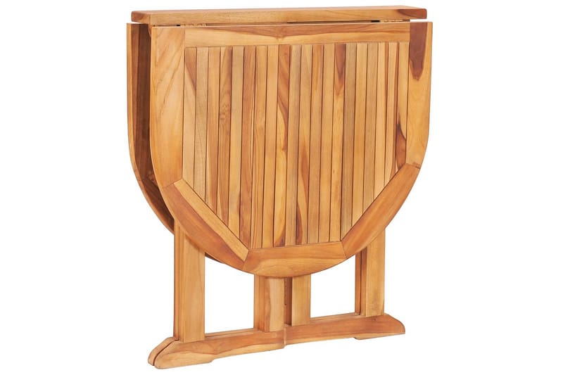 Sammenleggbart sommerfuglbord for hage 120x70x75cm heltre te - Brun - Hagemøbler - Hagebord - Cafebord