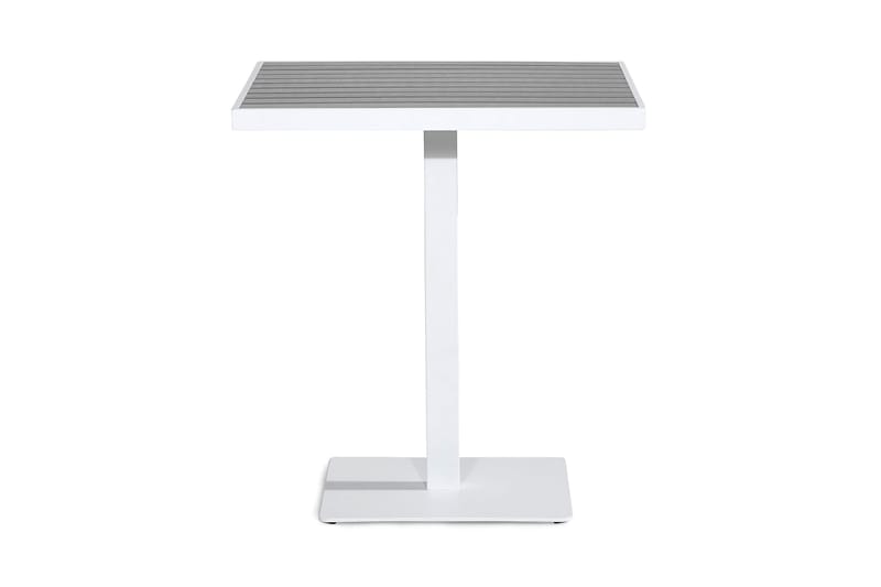 Tunis Cafébord 70x70 - Hvit/Grå - Hagemøbler - Hagebord - Cafebord