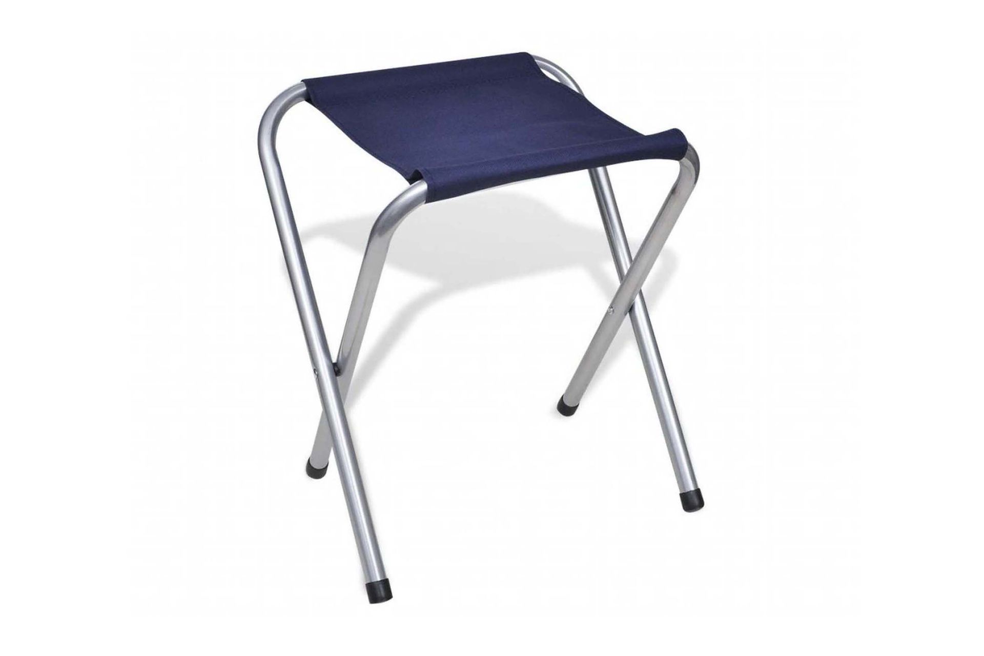 Camping Klappbord med 4 Klappstoler Justerbar Høyde 120x60cm - Hagemøbler - Hagebord - Campingbord
