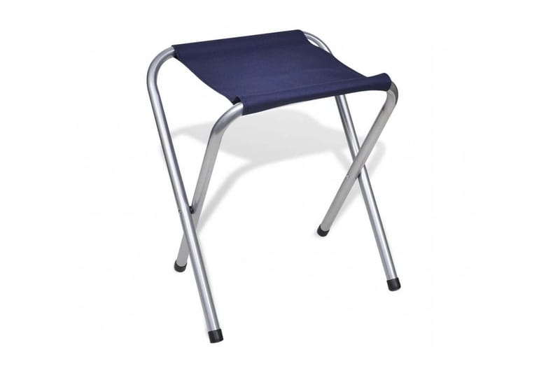 Camping Klappbord med 4 Klappstoler Justerbar Høyde 120x60cm - Hagemøbler - Hagebord - Campingbord